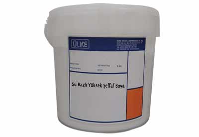 Su Bazl� Y�ksek �effaf Boya